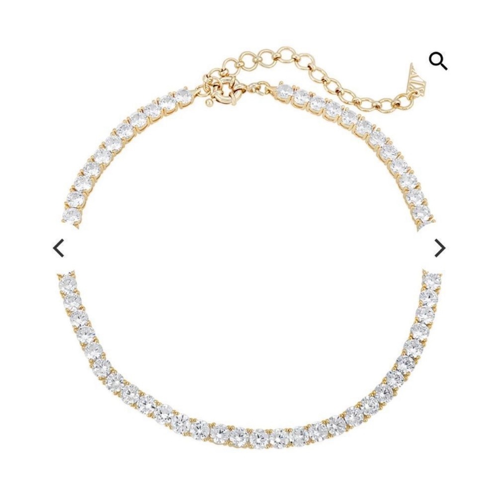XIXI by Adrienne Bailon “Diamante” Choker Necklace